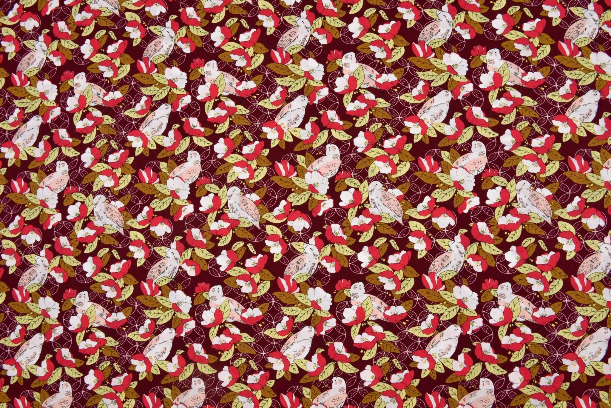 100% Cotton Loom Line  Birds Paradise Fabric - 149