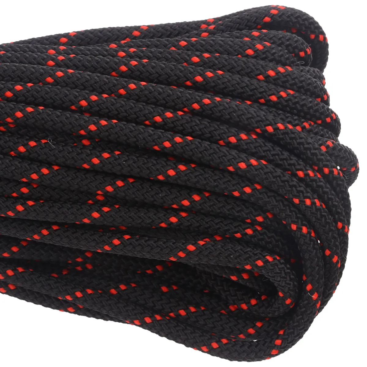 1/4 x 100ft - Black w/ Red Tracer