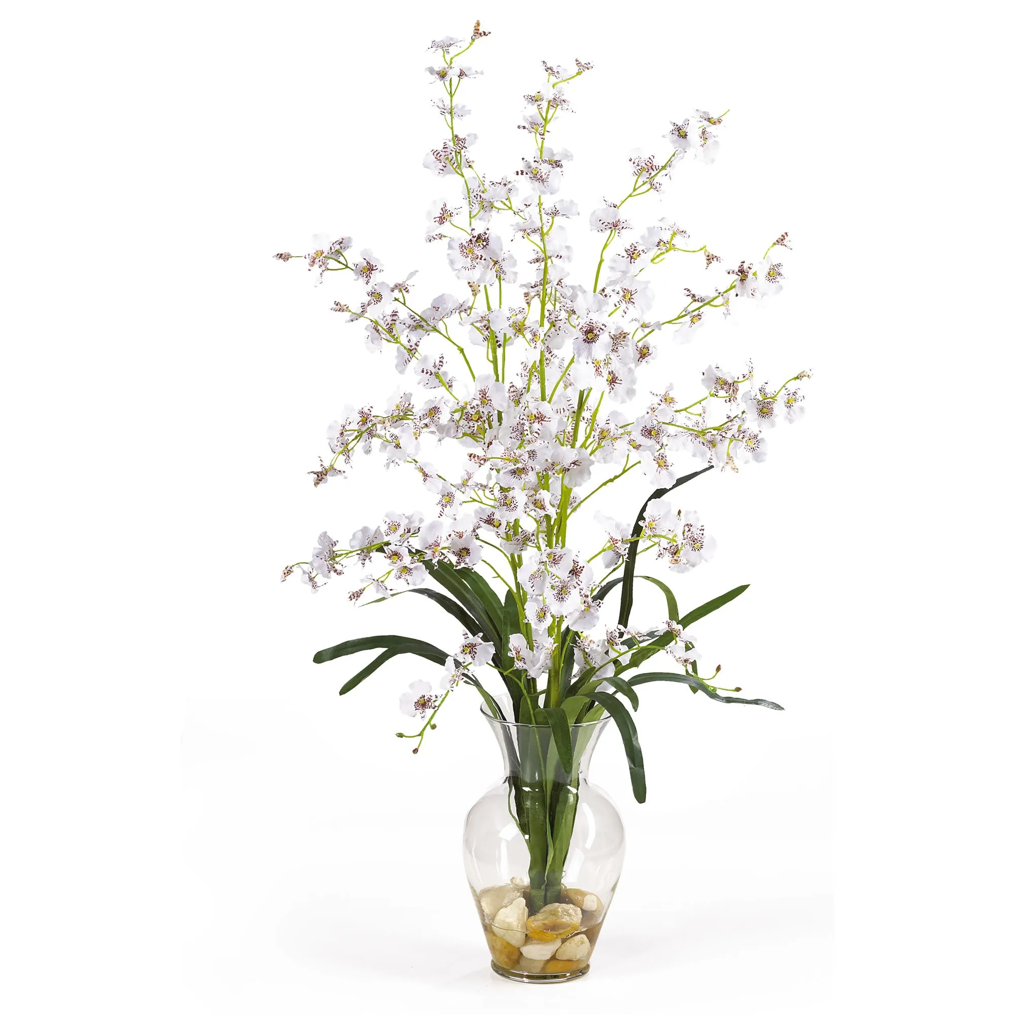 31" Artificial Dancing Lady Arrangement w/Vase - Low Maintenance, Life-Like & Vibrant Silk Flowers For Busy People.