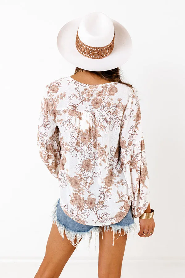 Adore The Shore Floral Top