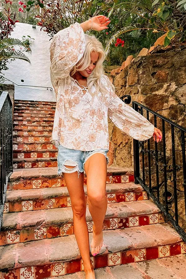 Adore The Shore Floral Top