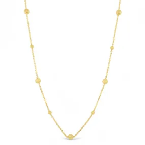 Alternating Gold Bead Chain