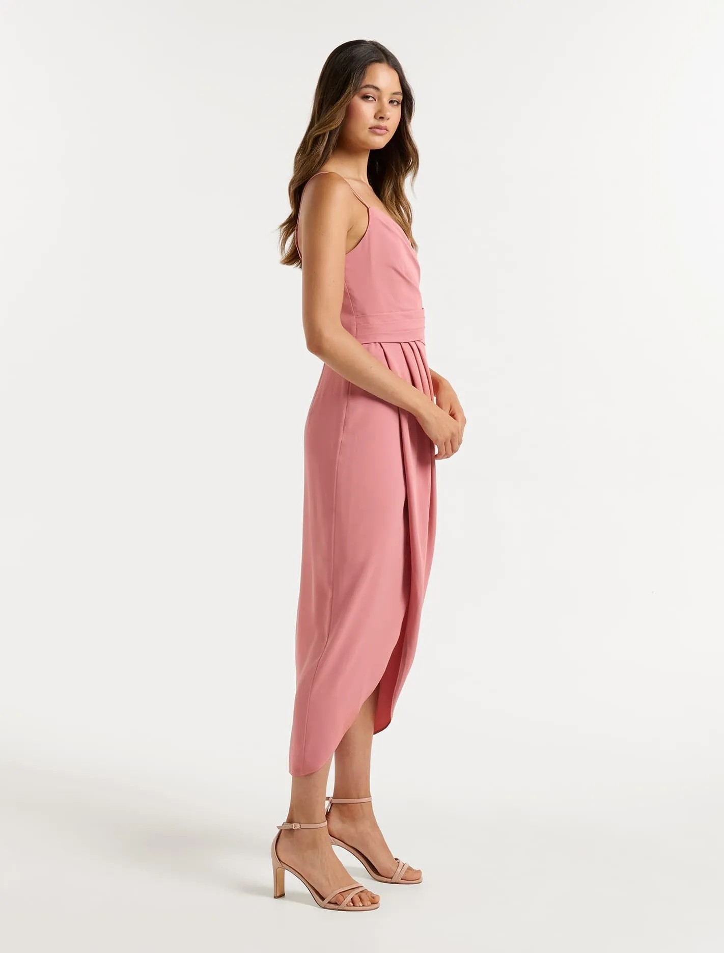 Amanda Drape Midi Dress