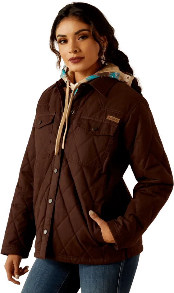 Ariat Women's Mole Grizzly Quilted Barn Jacket