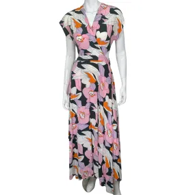 Ava Sky Floral Maxi Dress