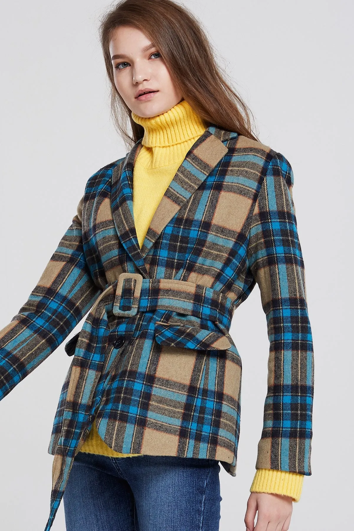 Bella Plaid Jacket