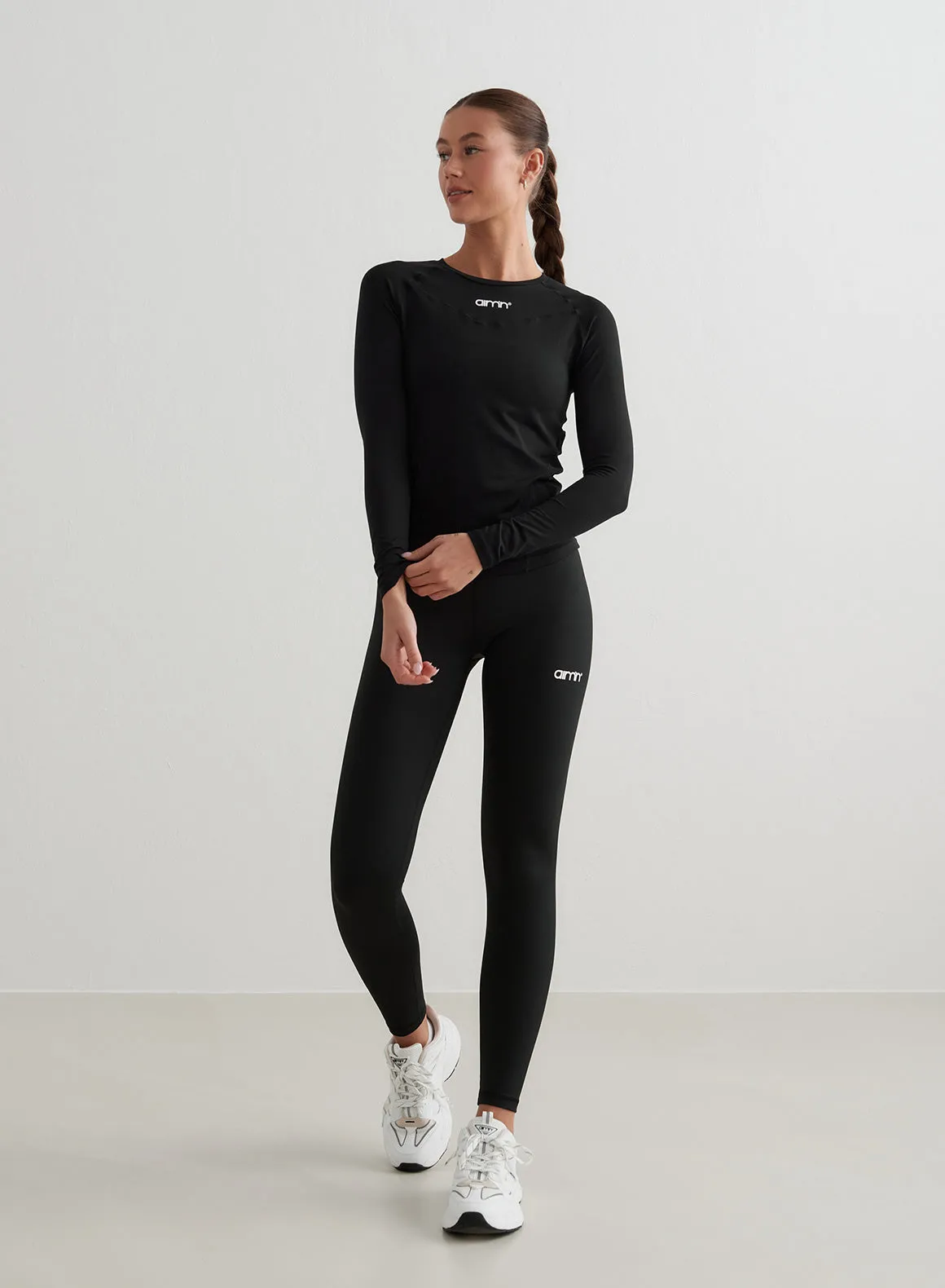 Black Soft Basic Long Sleeve