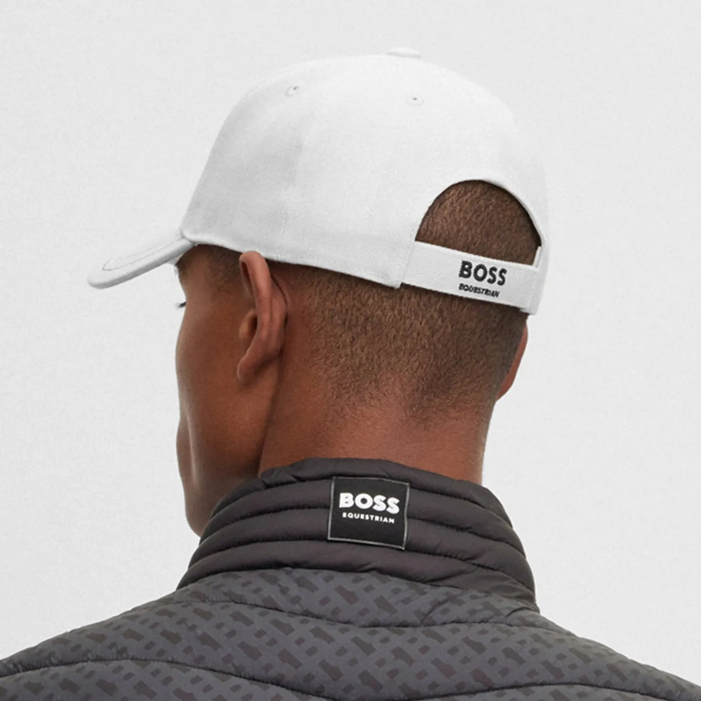 BOSS Equestrian Classic Cap - White