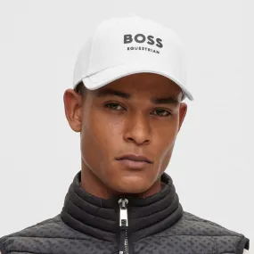 BOSS Equestrian Classic Cap - White