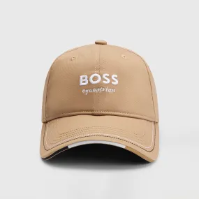 BOSS Equestrian Embroidery Cap - Camel