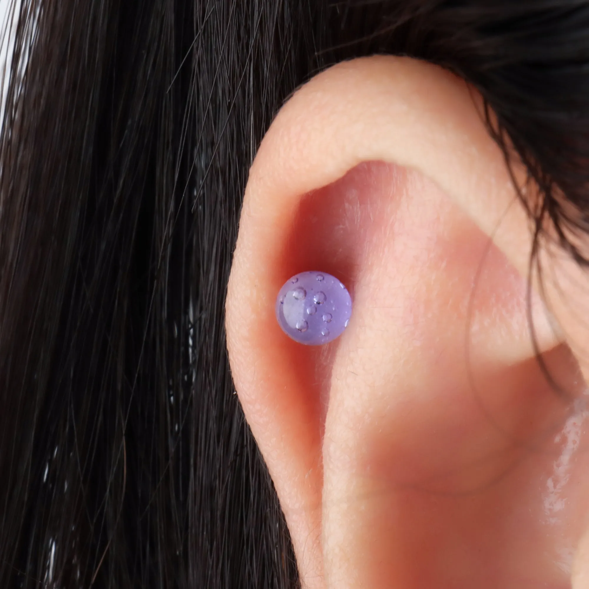 Bubble Resin Stud Earrings