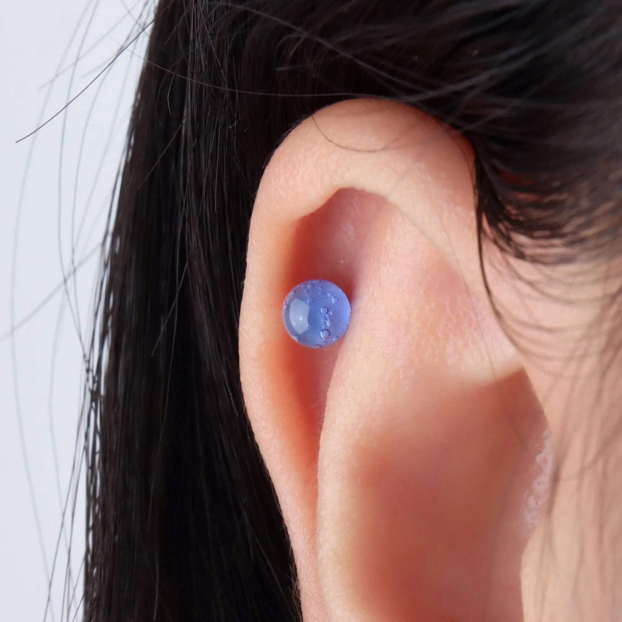 Bubble Resin Stud Earrings