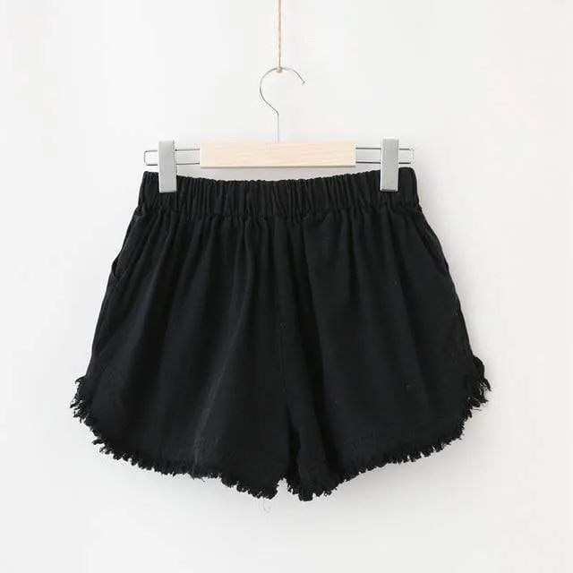 Fabrice Frayed Shorts