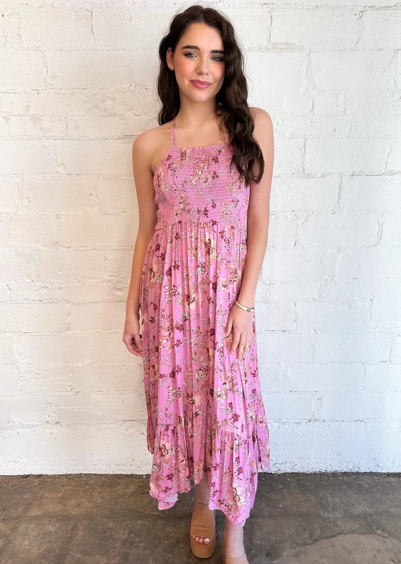 Free People Heat Wave Printed Maxi