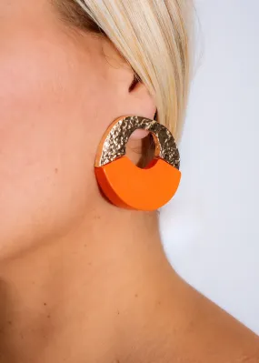 Get It Earring Orange