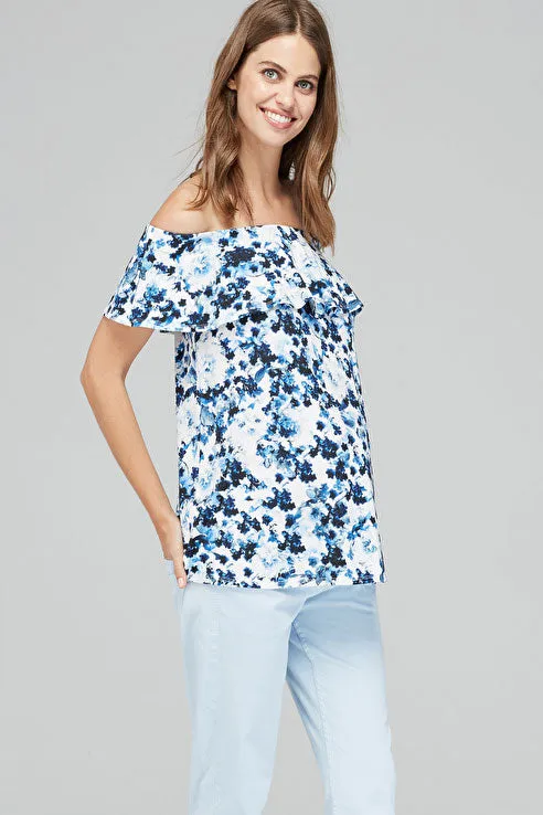 Isabella Oliver Anaise Off Shoulder Maternity Top