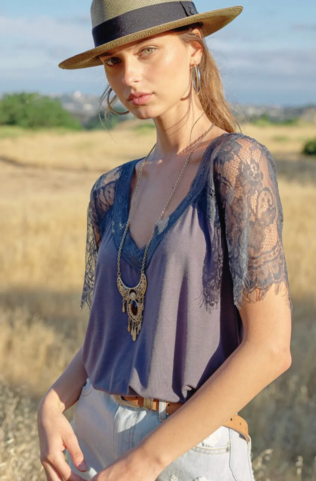 Lovely Sheer Lace Top