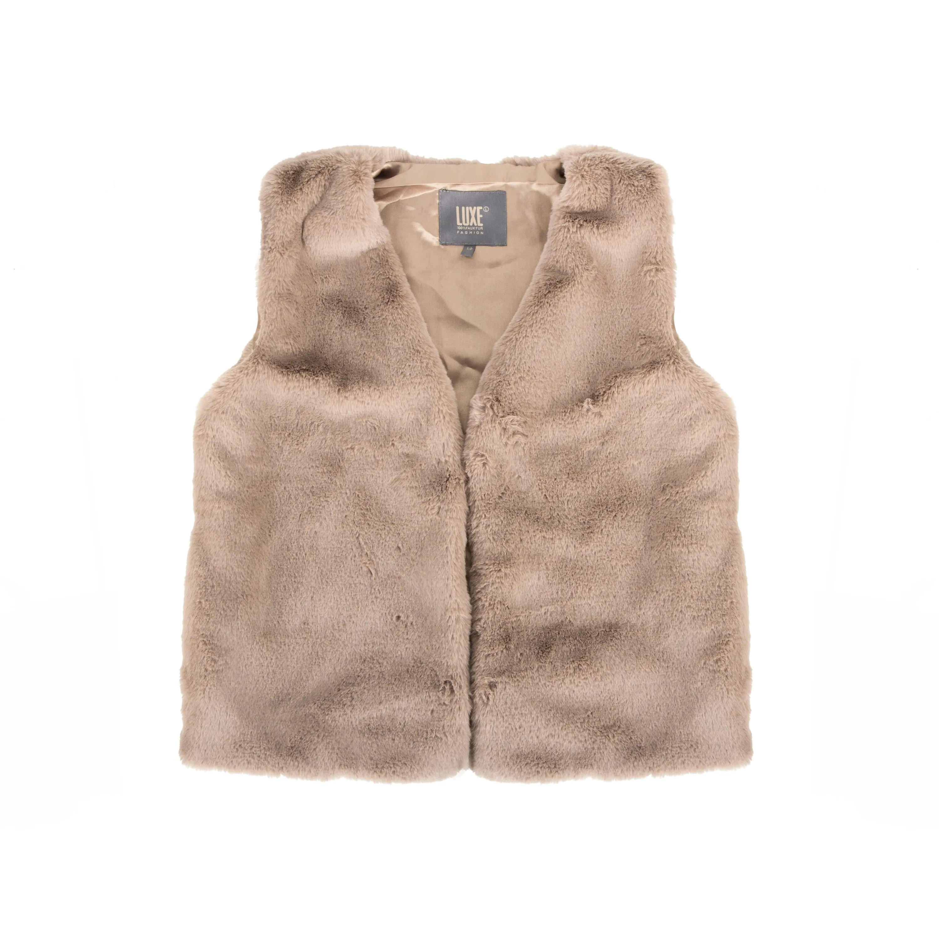 Luxe Fashion Classic Faux Fur Women Vest-1-Piece