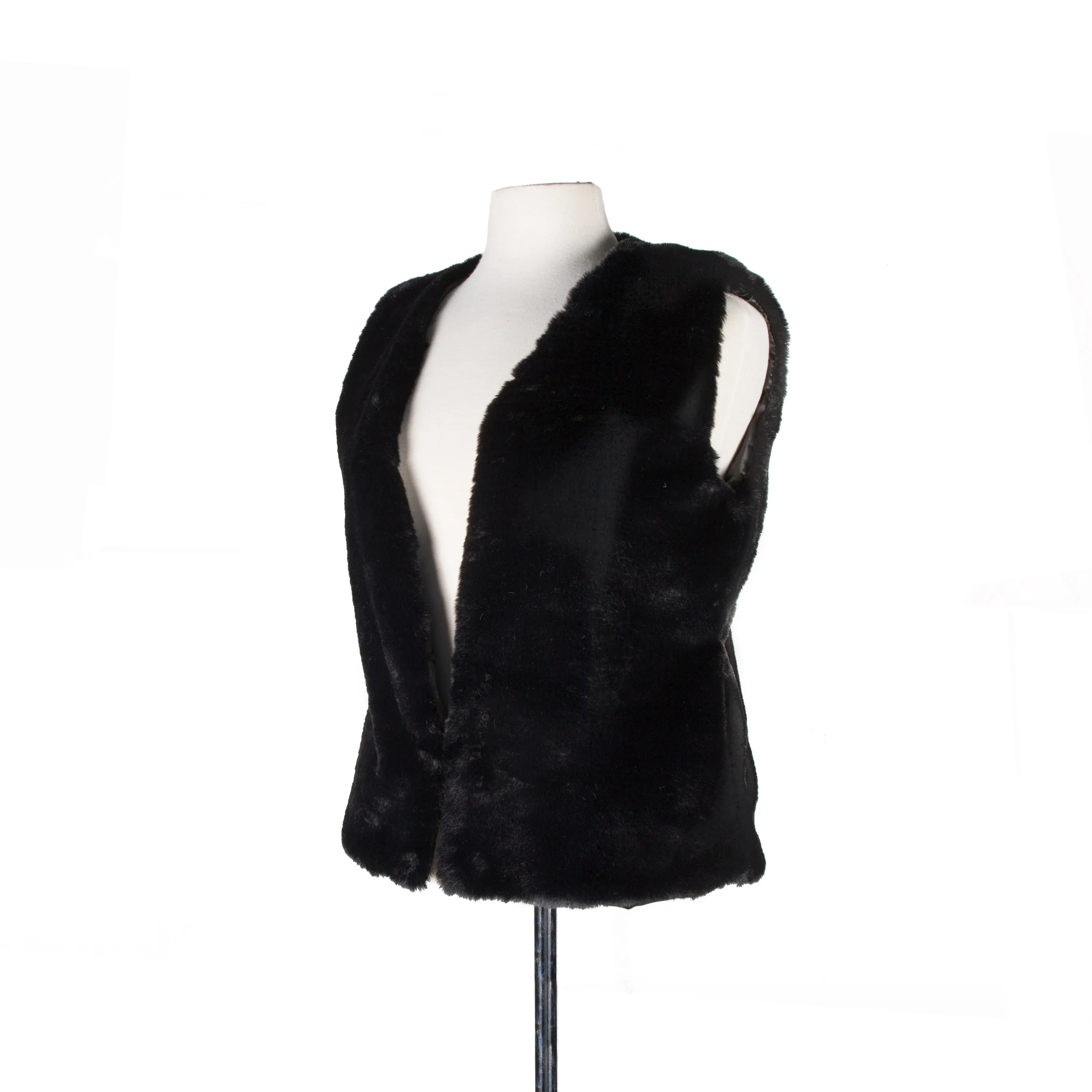 Luxe Fashion Classic Faux Fur Women Vest-1-Piece