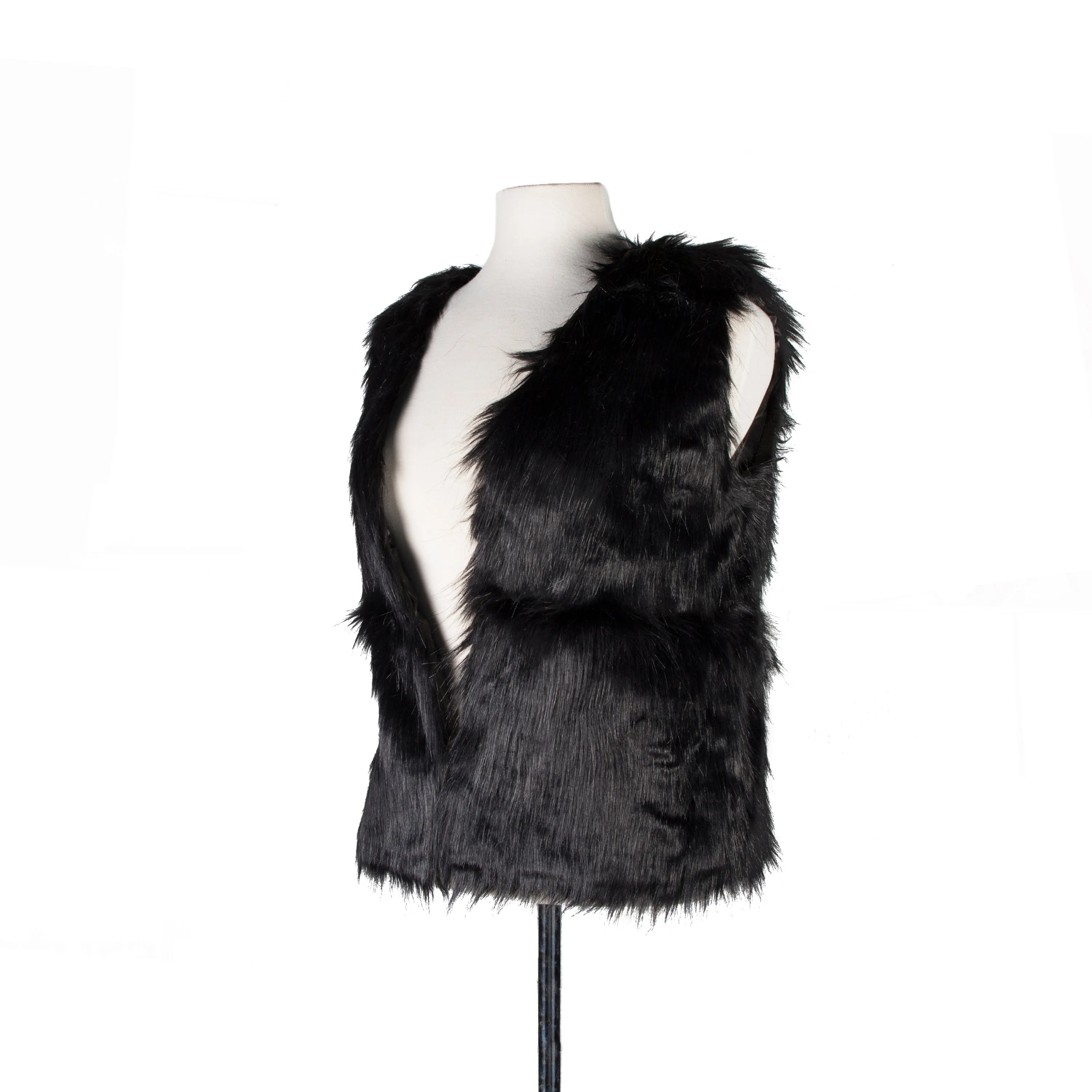 Luxe Fashion Classic Faux Fur Women Vest-1-Piece