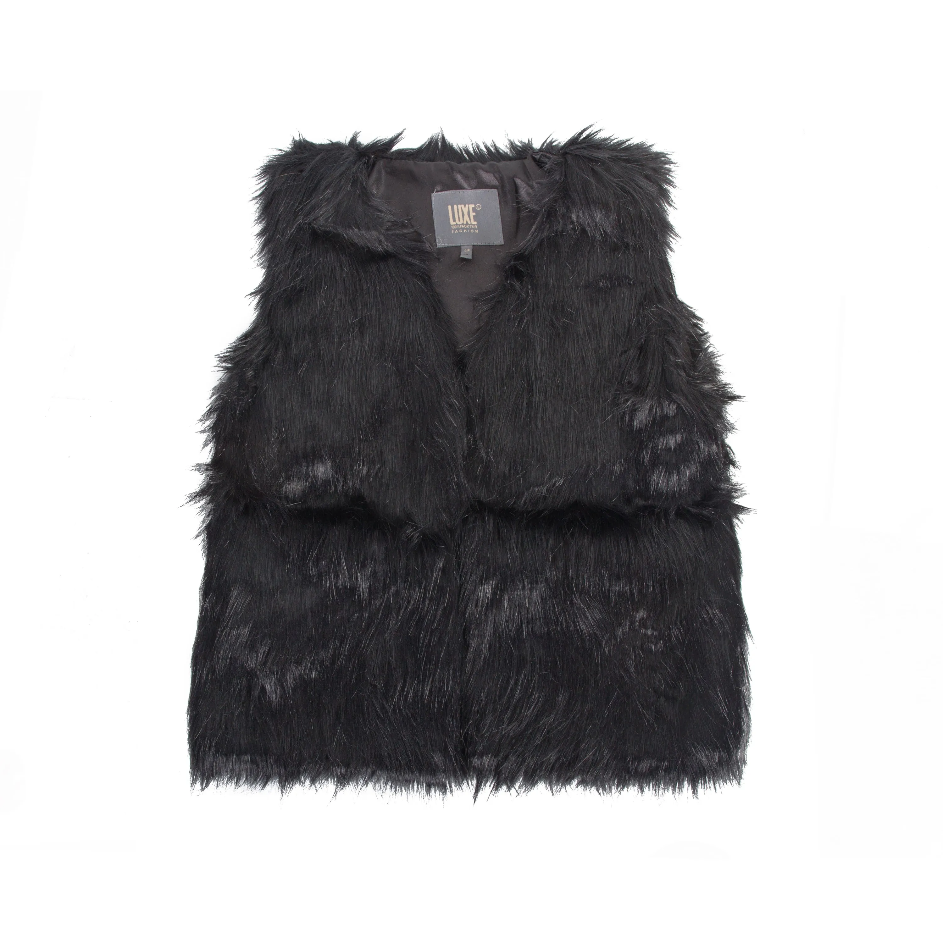 Luxe Fashion Classic Faux Fur Women Vest-1-Piece