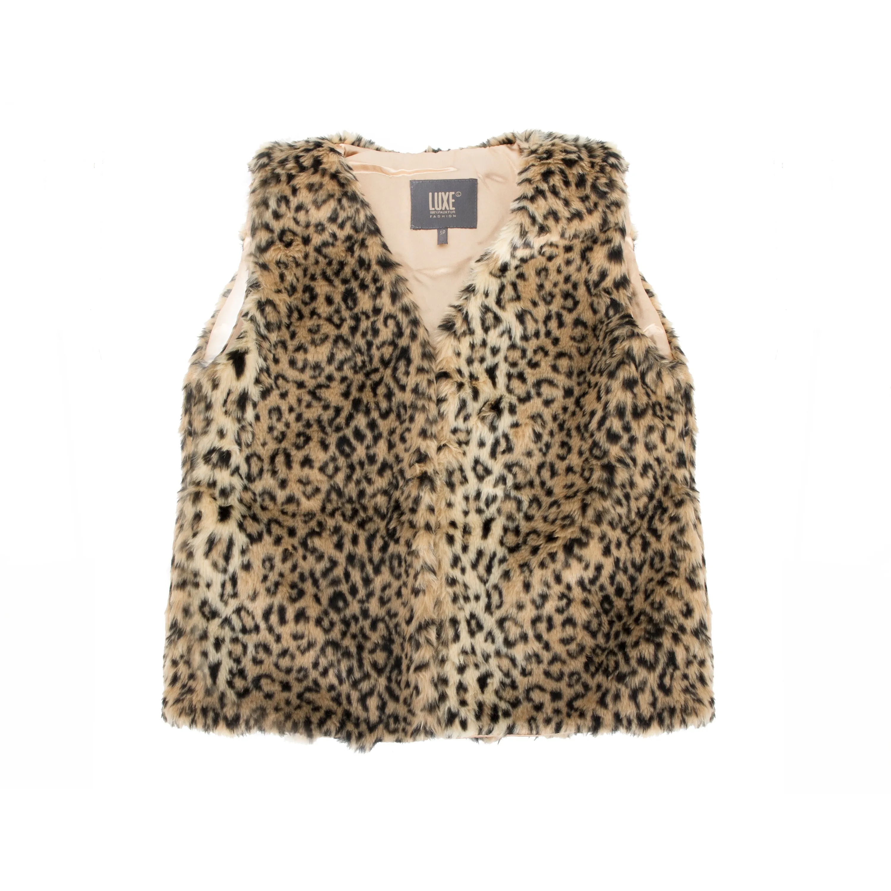 Luxe Fashion Classic Faux Fur Women Vest-1-Piece