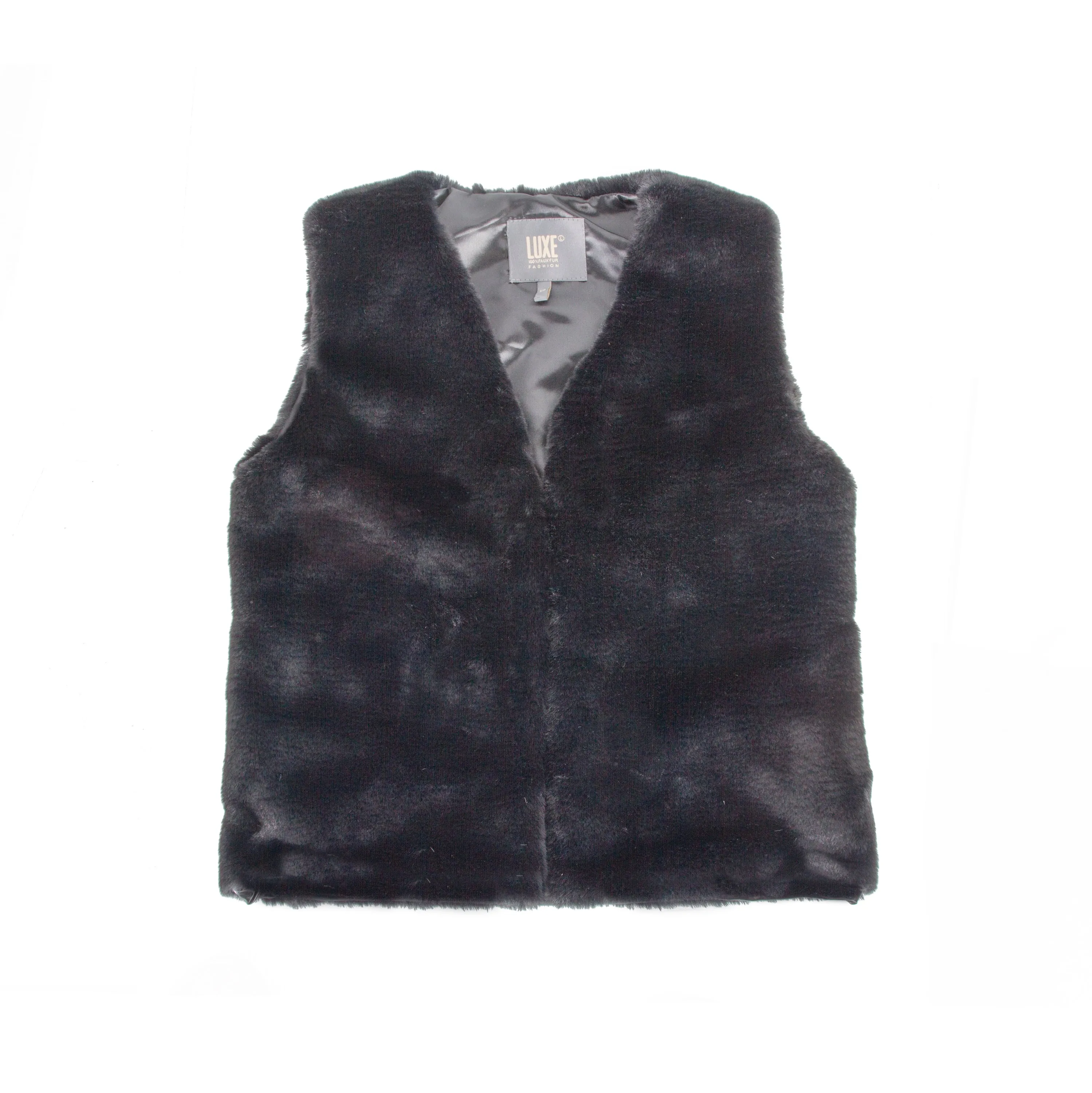 Luxe Fashion Classic Faux Fur Women Vest-1-Piece