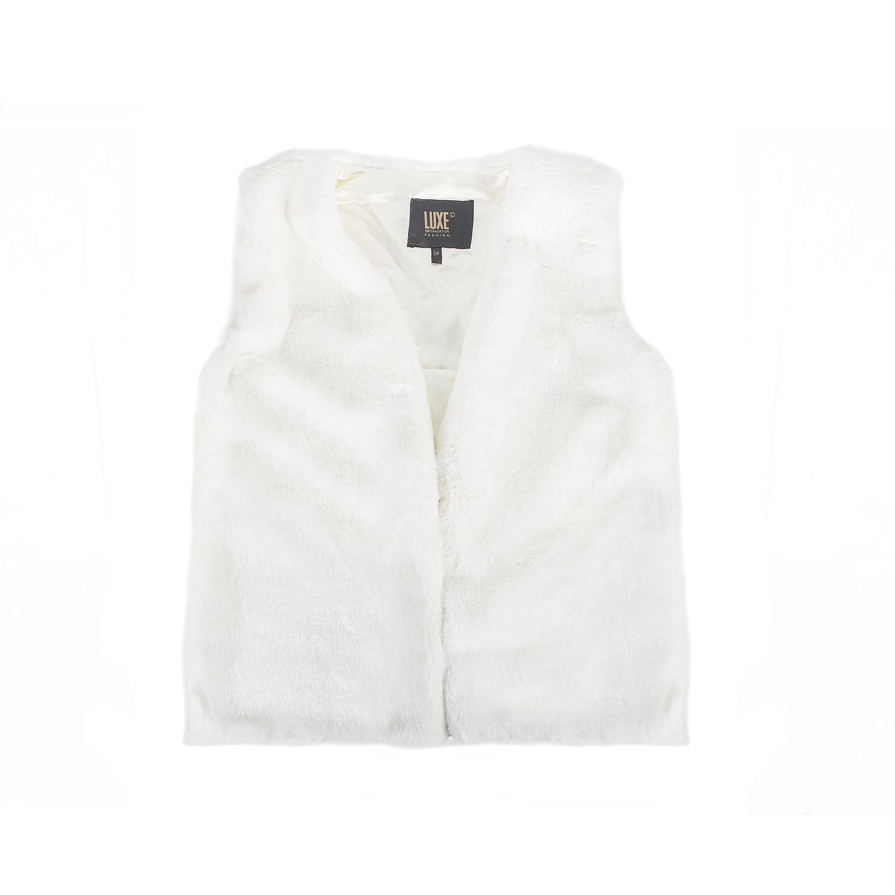 Luxe Fashion Classic Faux Fur Women Vest-1-Piece