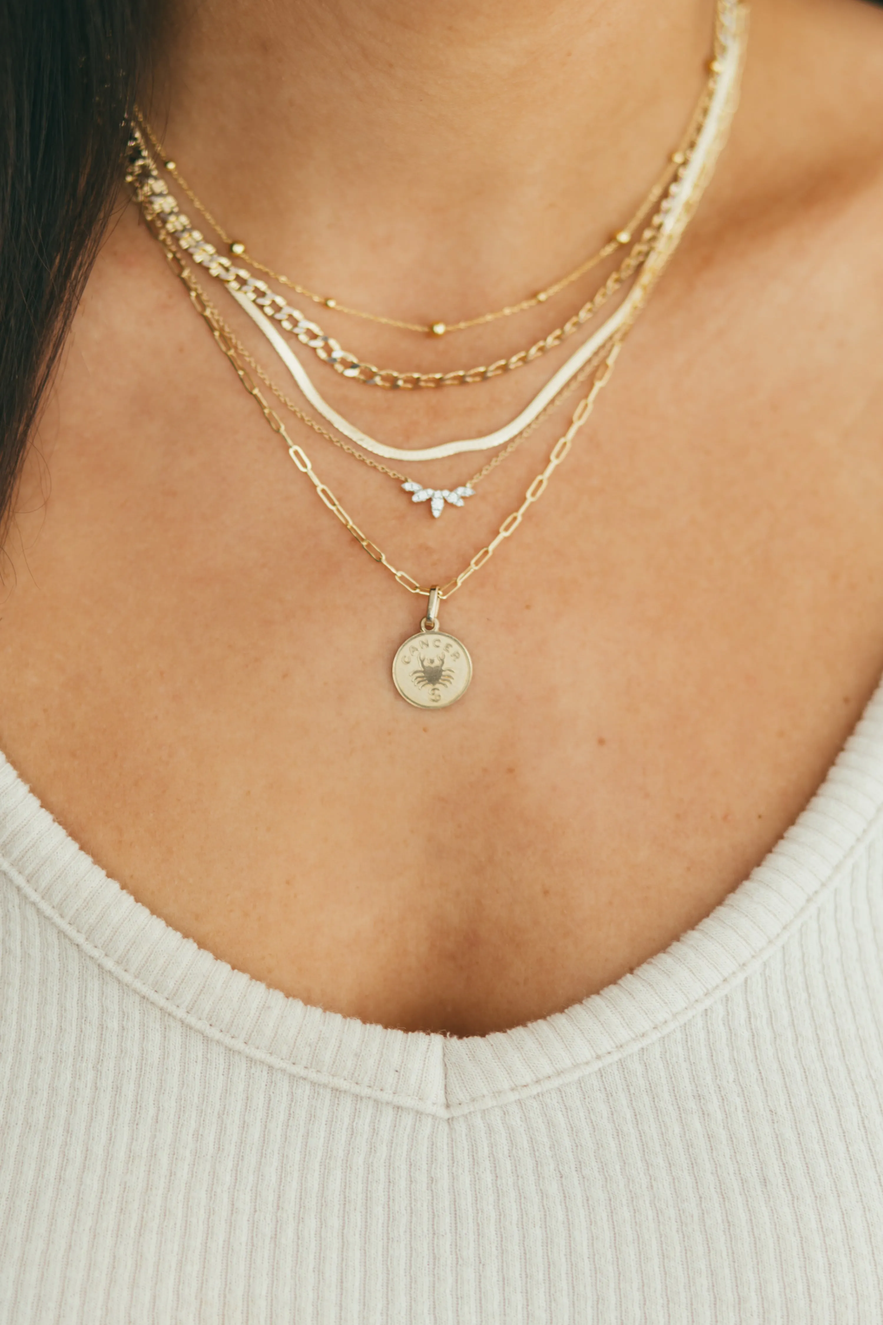 Mini Herringbone Necklace