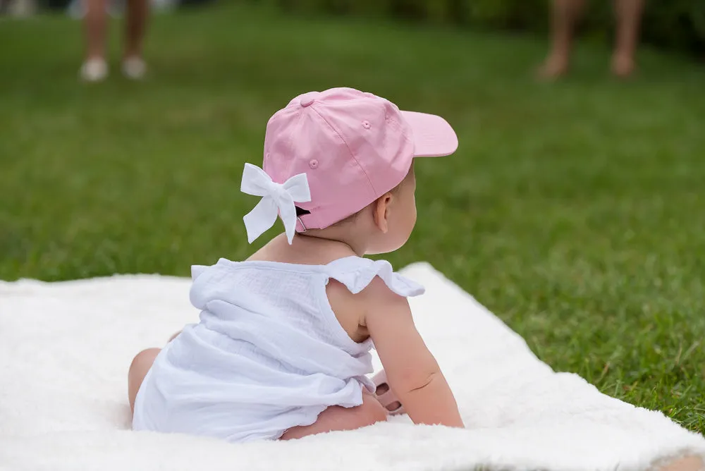 Palmer Pink Customizable Bow Baseball Hat