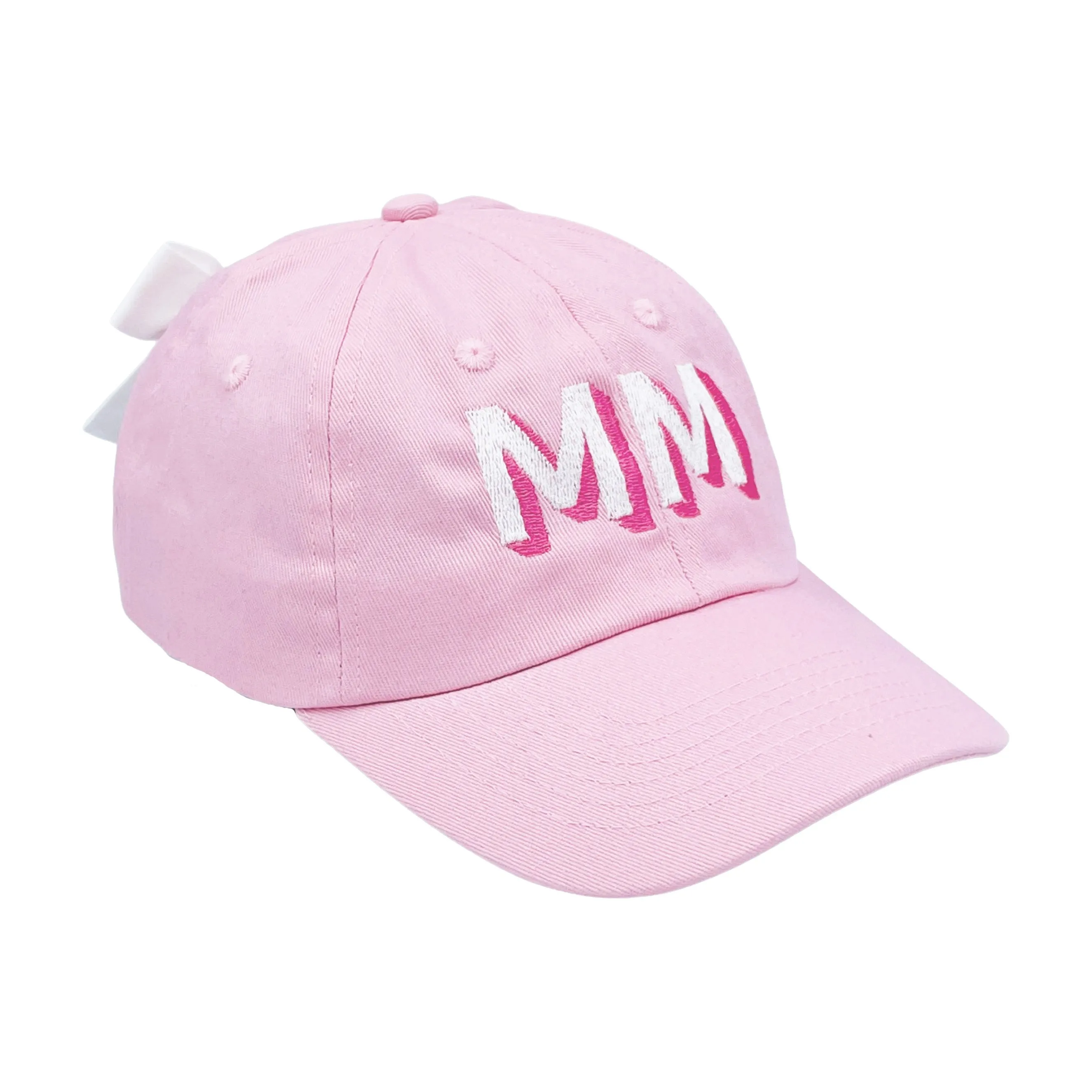 Palmer Pink Customizable Bow Baseball Hat