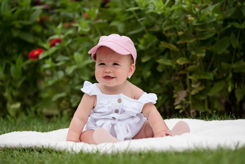 Palmer Pink Customizable Bow Baseball Hat