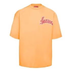 Pharmacy Industry Vibrant Orange Graphic Crewneck Tee