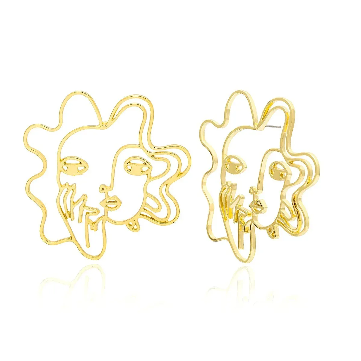 Pre Order:  3D Temperament Facial Earrings