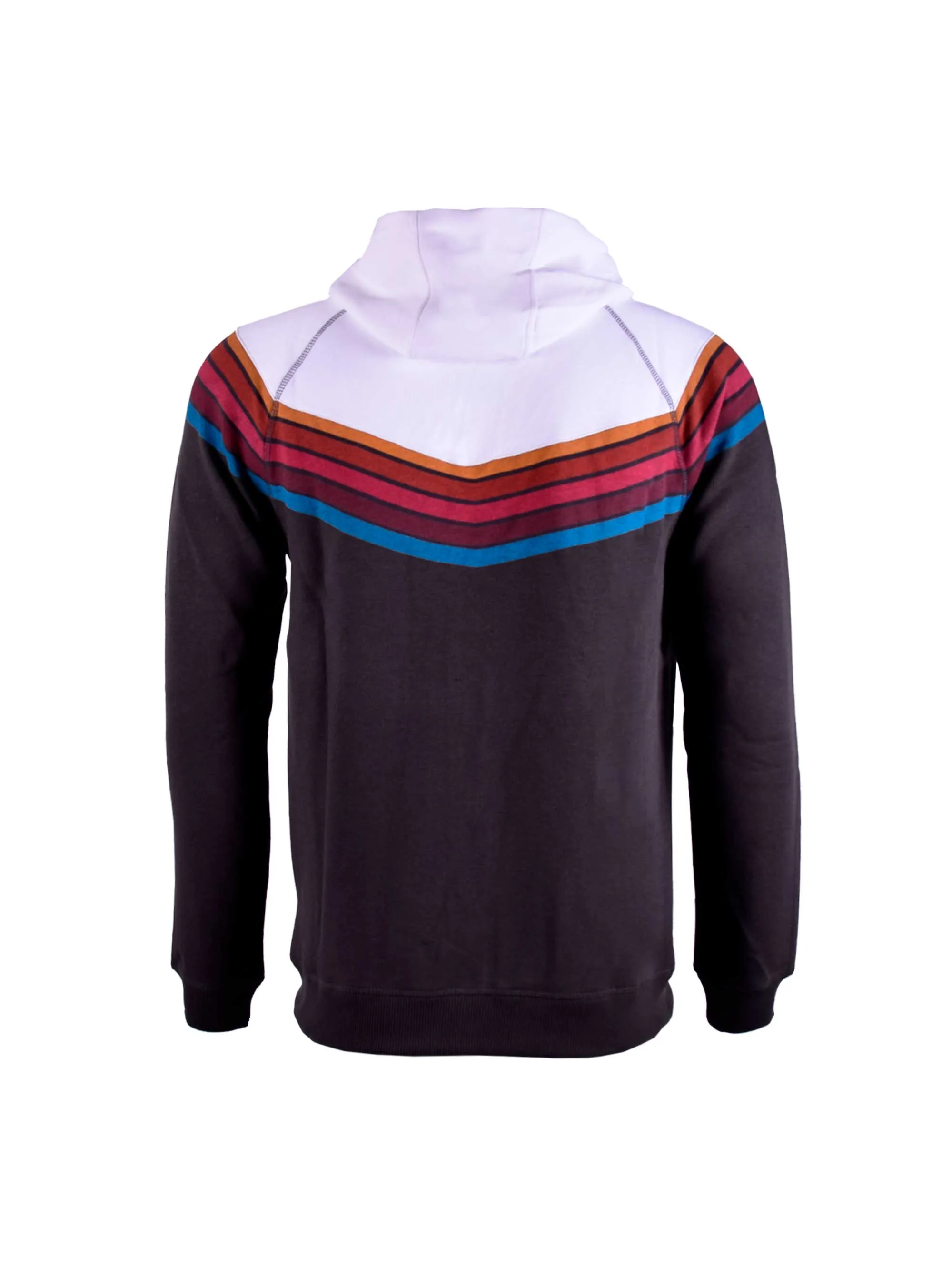 REGULAR COLOR BLOCK ZIP HOODIE