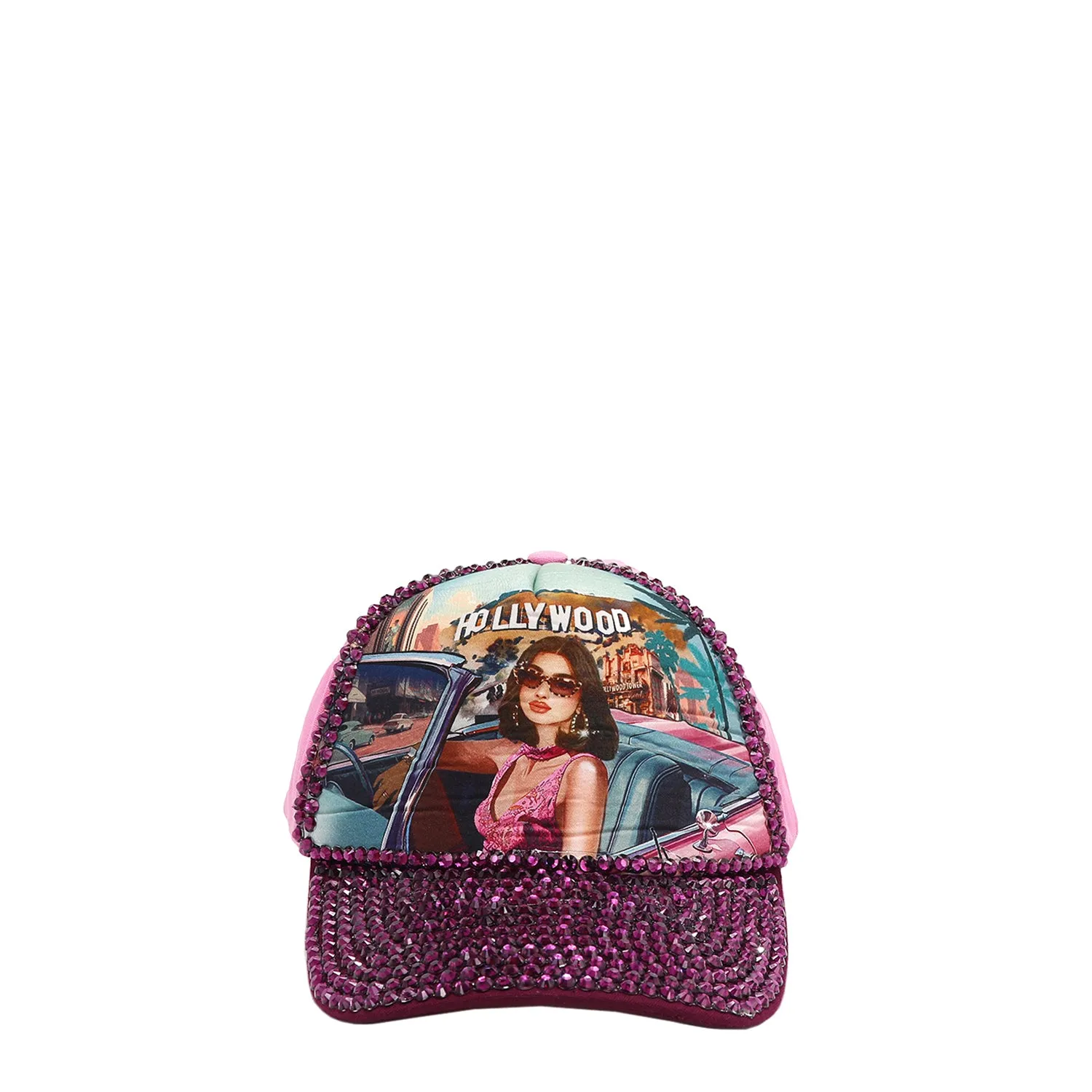 RHINESTONE FASHION CAP