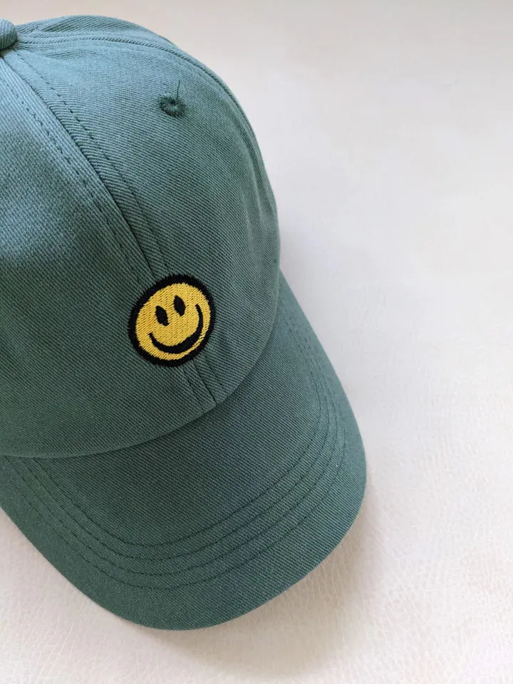 Smiley Embroidery Cap