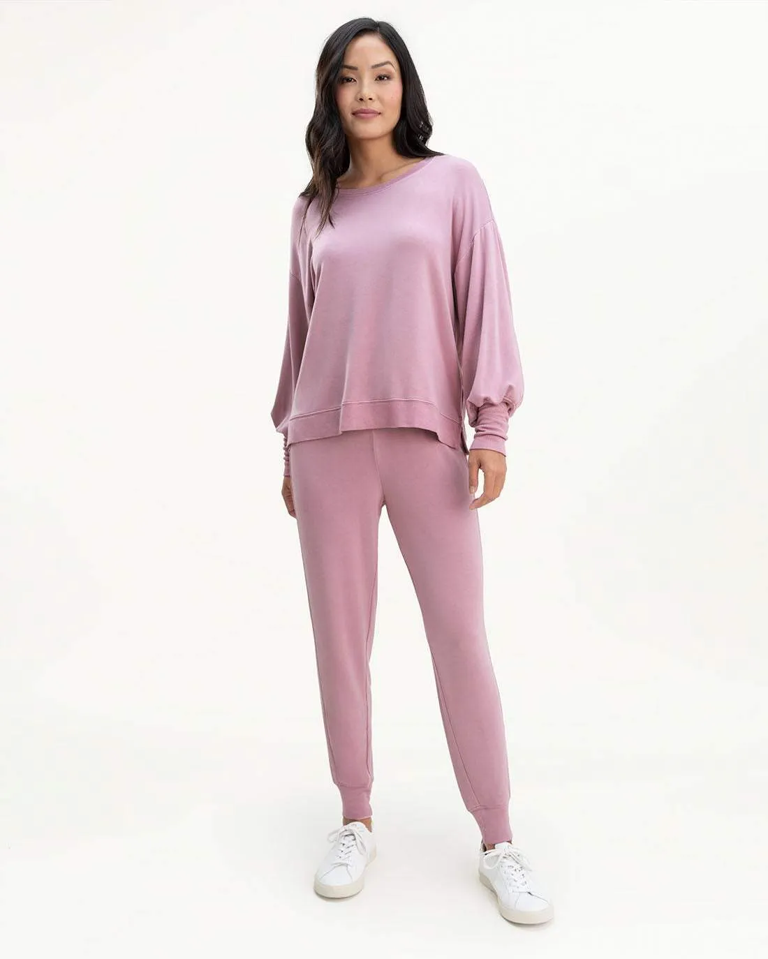 Splendid - Flora pullover in Mauve