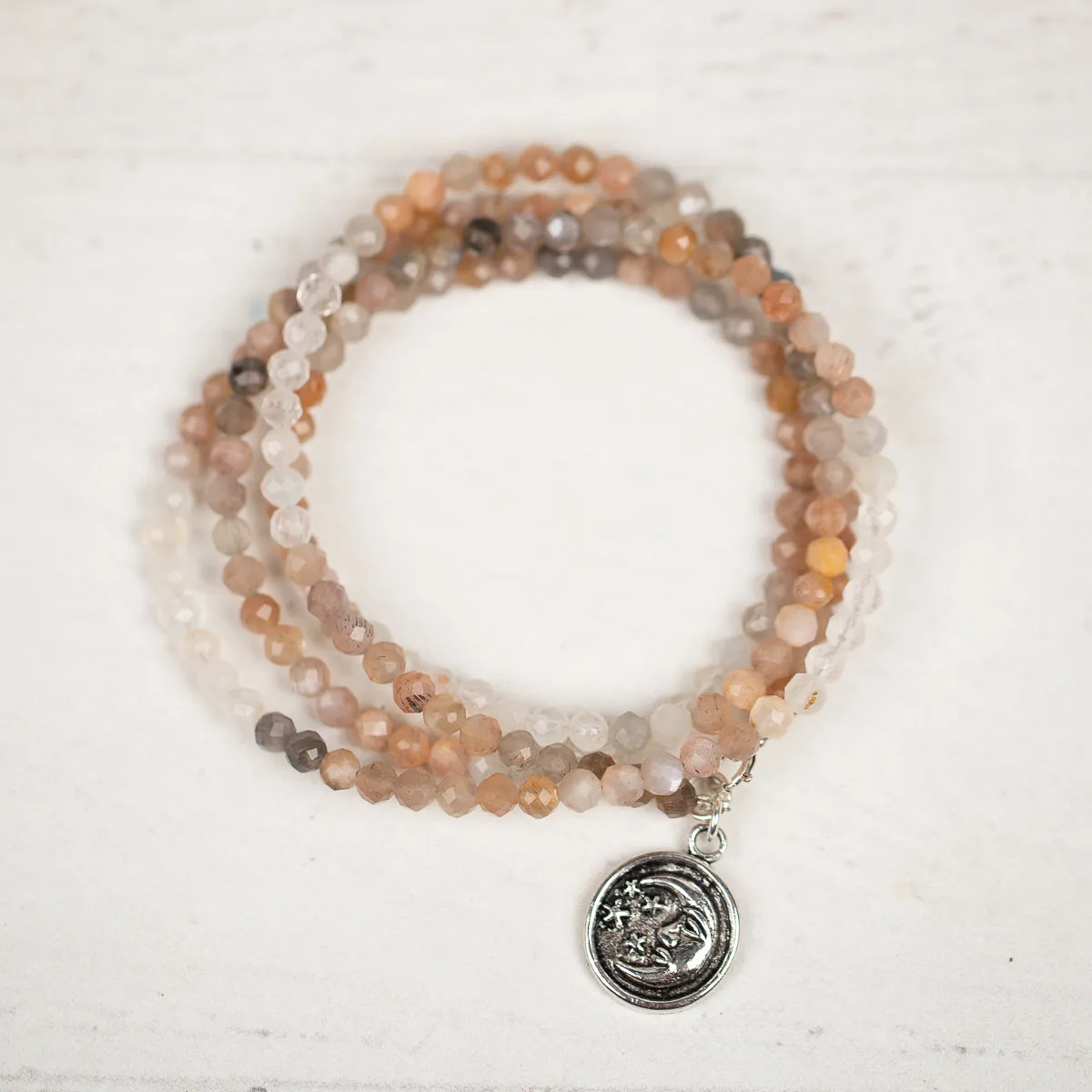 The Sun and Moon in Balance Wrap Bracelet