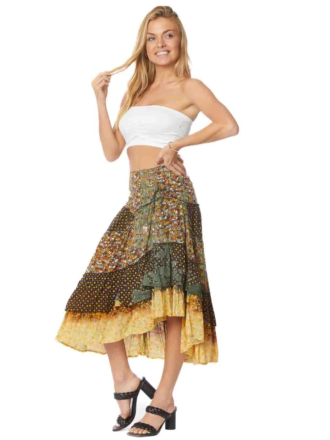 Tianello "Real Love" Cotton "Tango" Skirt