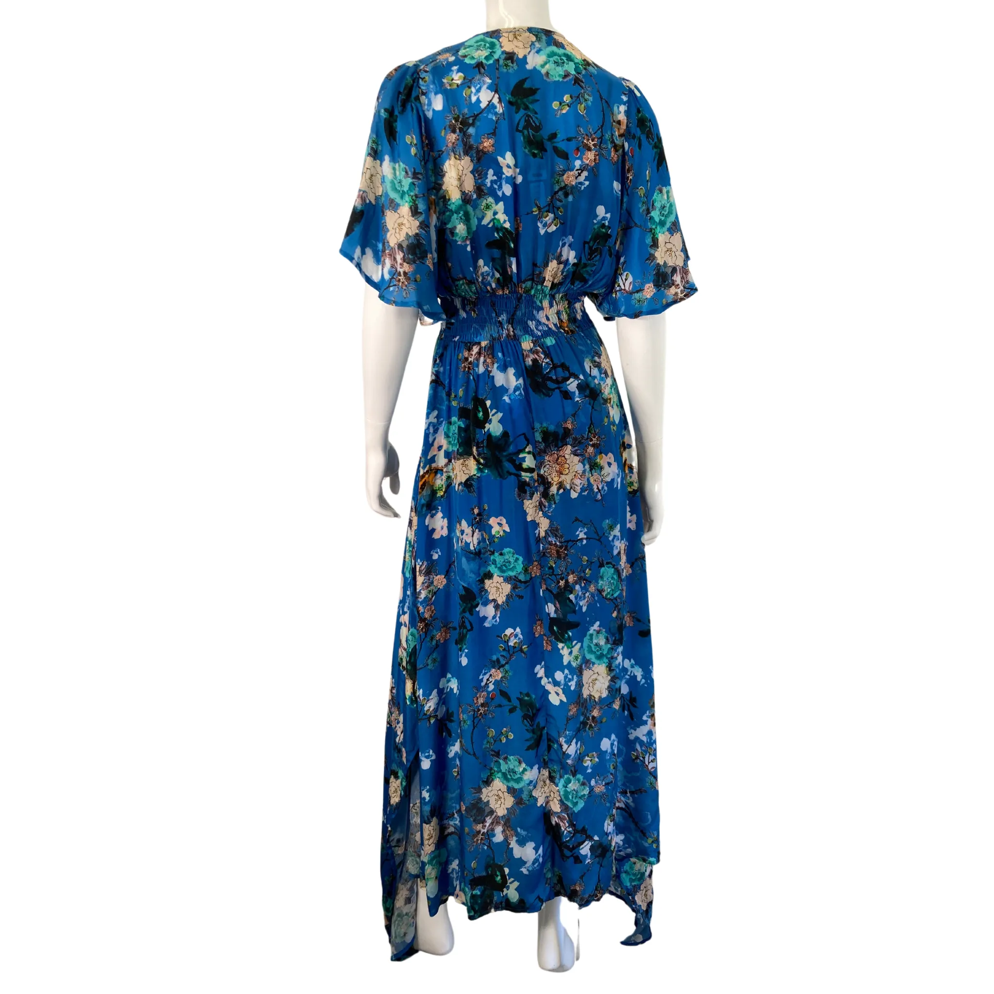 Tolani Blue Floral Maxi Dress