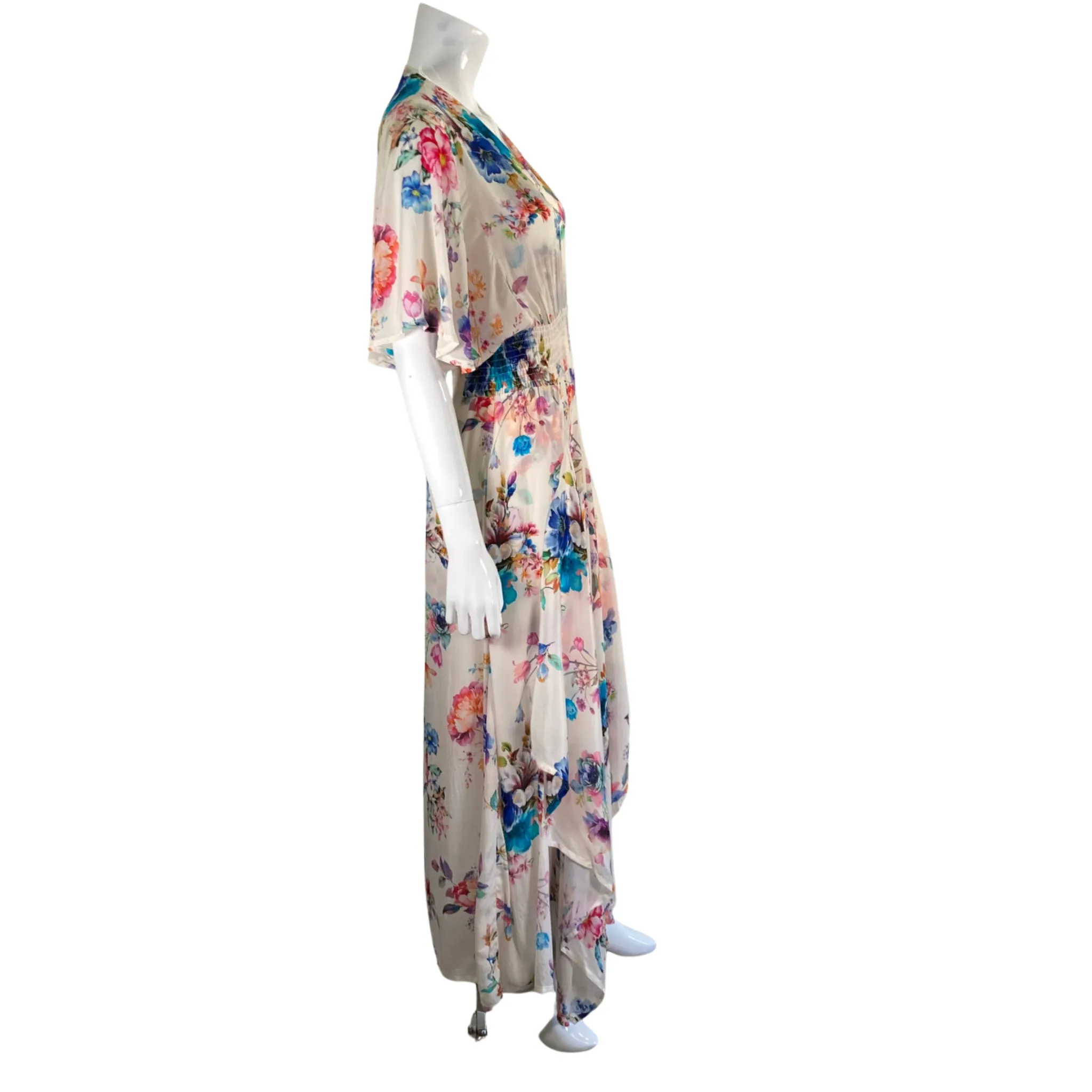 Tolani Cream Floral Maxi Dress